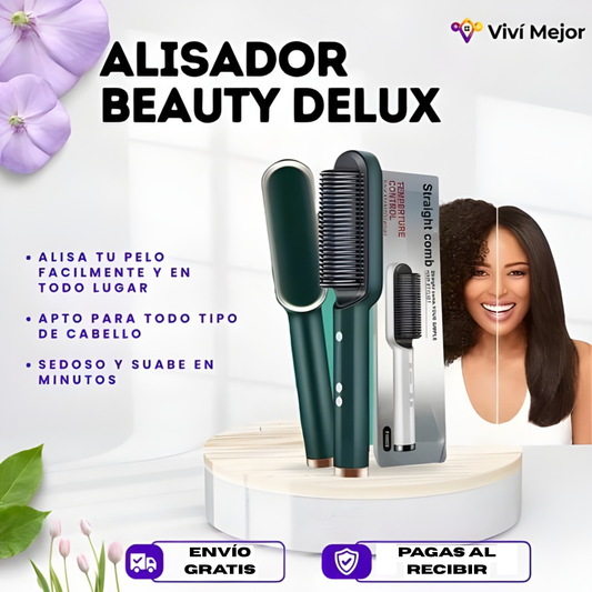 Beauty Delux™ | Cepillo Alisador 3 EN 1